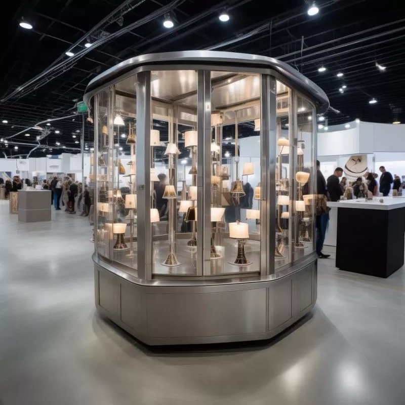 Mengapa Anda Perlu Pertimbangkan Kabinet Paparan Lampu Putar Besi untuk Keperluan Paparan Anda