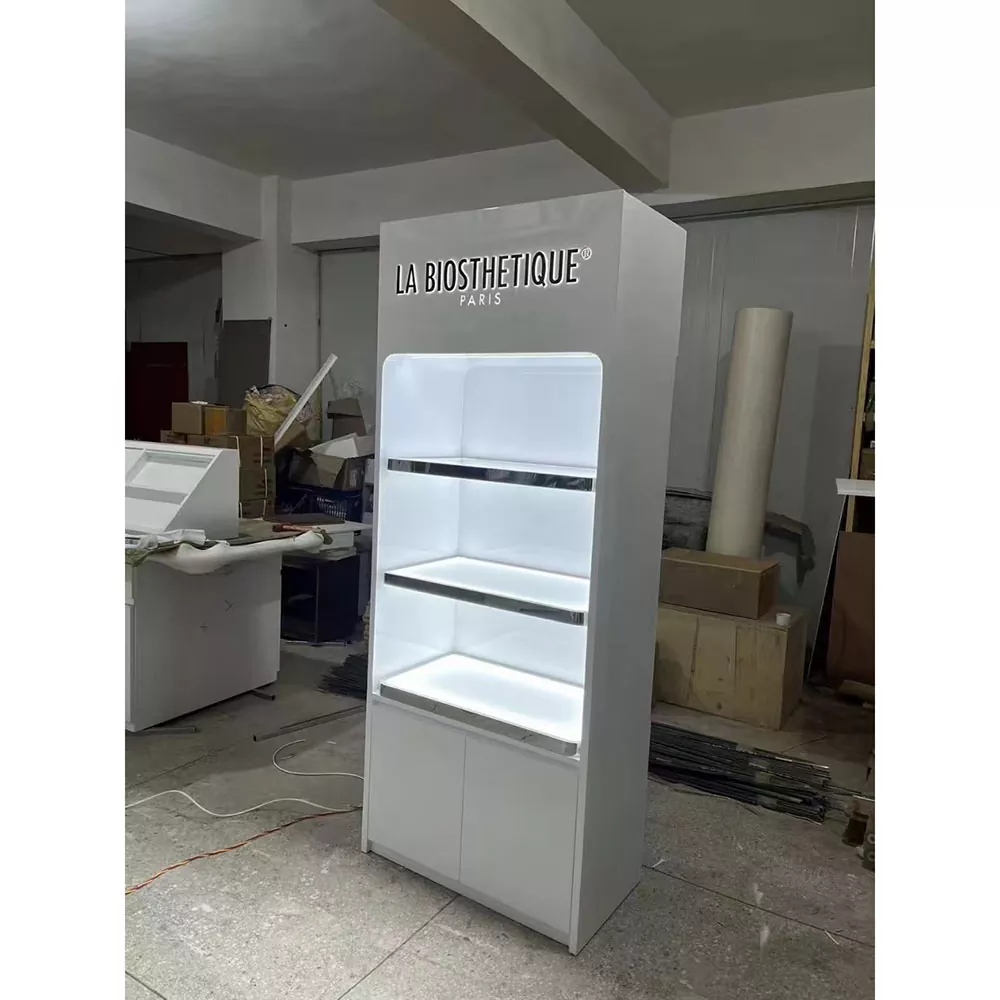 Kabinet paparan kulit keluli tahan karat