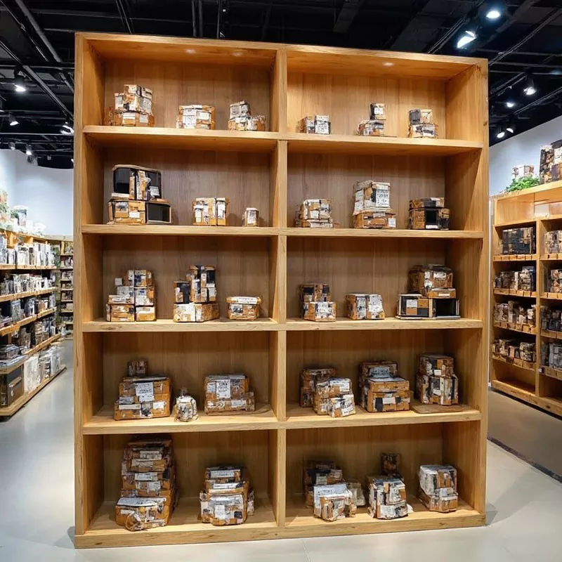Paparan kayu berdiri